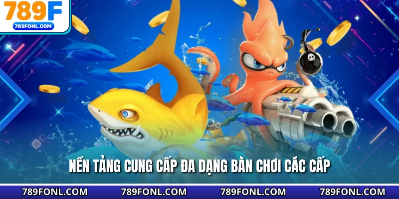 Nền tảng cung cấp đa dạng bàn chơi các cấp